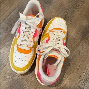 Nike colourful Sneakers with White Laces